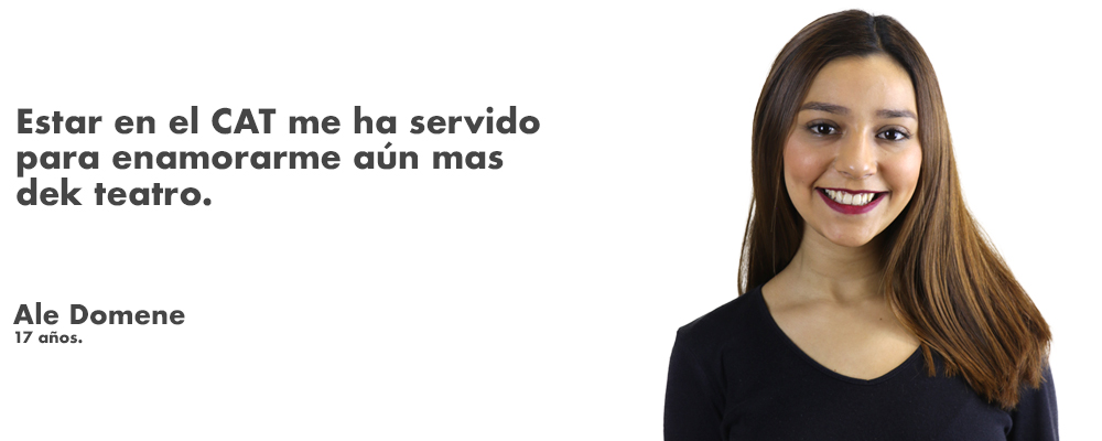 Alumnos del CAT en escena